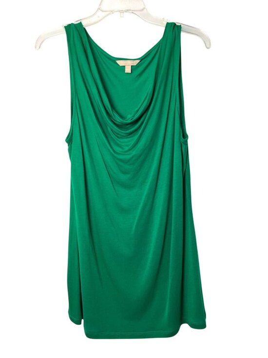 Banana Repulbic Tops - Banana Republic Green Drape Neck Sleeveless Top Women's L Used